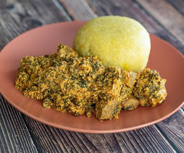 Eba and soup