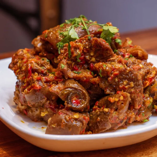 Peppered goatmeat